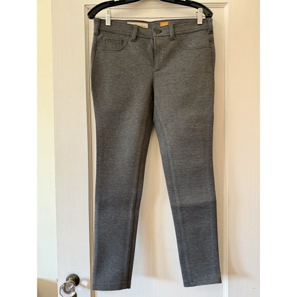 Anthropologie | Pilcro Serif Ponte Leggings in Heather Gray - Picture 2 of 11